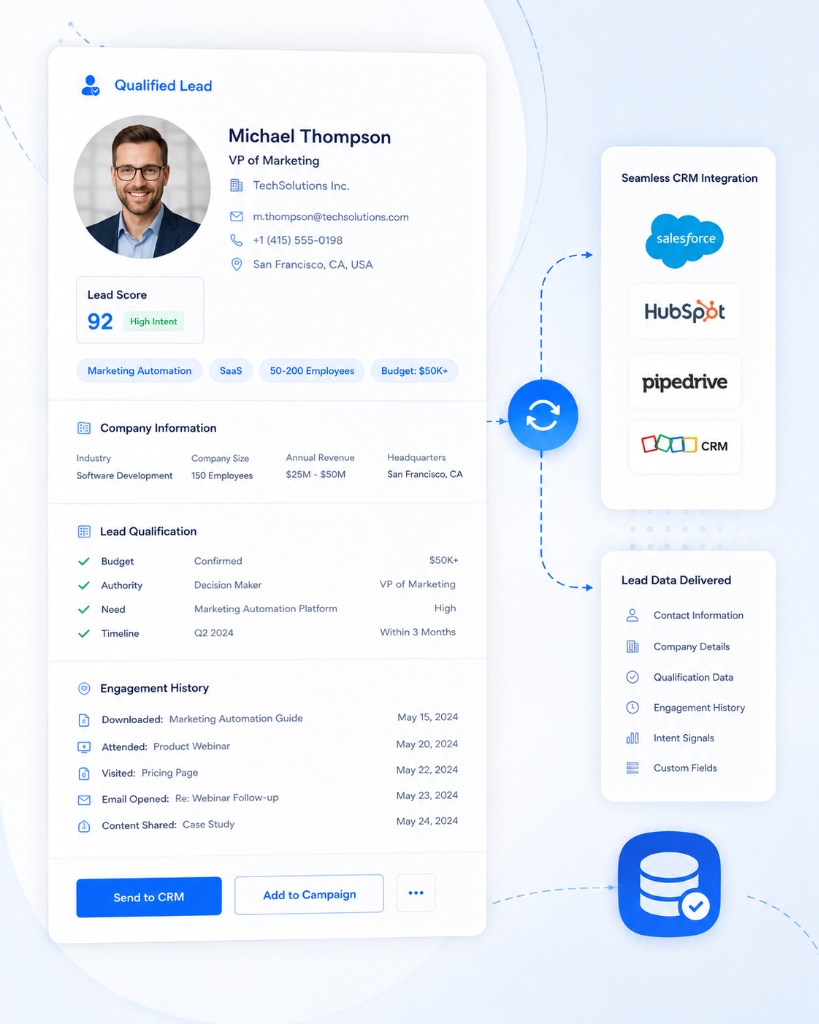 Lead Profile Delivery